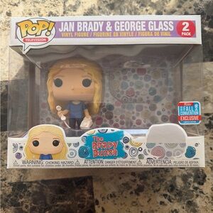 Funko The Brady Bunch Jan Brady & George Glass Exclusive Set